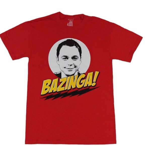 Big Bang Theory Mens T-Shirt - Bazinga! Sheldon Sz Large Ripple Junction - Picture 9 of 9